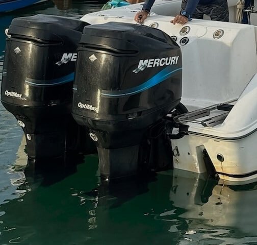 Twin 2005 200hp Mercury Optimax Outboards